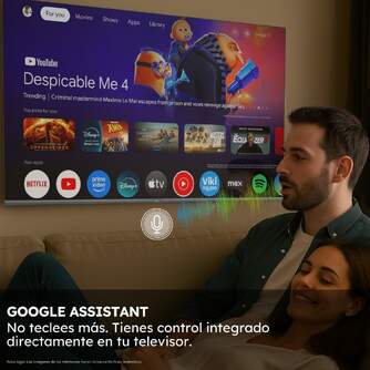 TV HAIER 55%%%quot; H55M80FUX UHD MINILED GOOGLETV PEANA