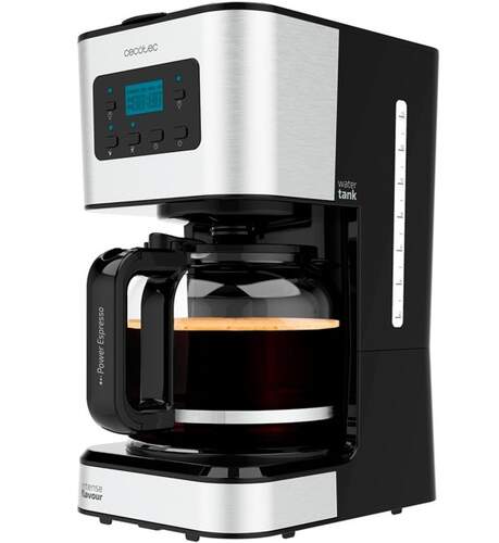 Cafetera Cecotec Coffee 66 Smart - Goteo, 12 Tazas, 1.5L, 950W,  Mantiene caliente/recalienta