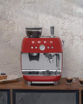 CAFET. SMEG EGF03RDEU MOLIN 20B 1650W EXPRESS ROJA