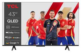TV TCL 43" 43P7K - 4K Ultra HD, QLED, Google TV, Dolby Atmos, HDR10