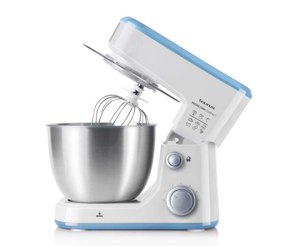 Batidora Amasadora Taurus Mixing Chef Compact - 500W, Bol 4 Litros, 6 Velocidades