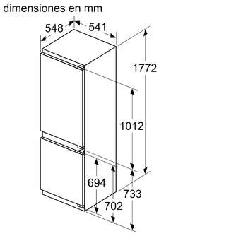 FRICOM. BOSCH KIN86VFE0 177x56x55 NF INT