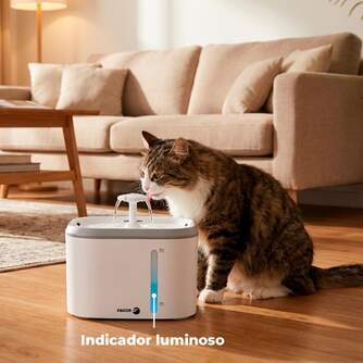BEBEDERO FAGOR  FONTANA PET 2,5L MASCOTAS USB