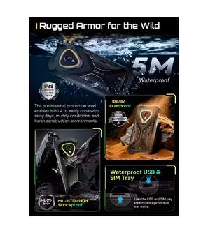 SMARTPHONE CUBOT KING KONG MINI 4 6/128 4,7%%%quot; GREY