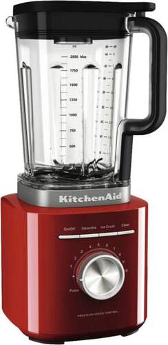 Batidora de vaso Kitchenaid 5KSB2073EER - 2 litros, 1200W, picahielos, 10 velocidades