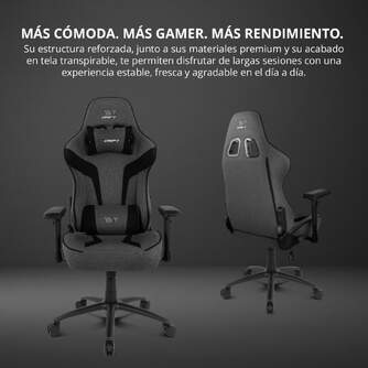 SILLA GAMING DRIFT DR90 XXL GRIS NEGRO