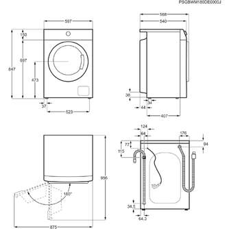 LVD. ELECTROLUX EA2F6820CF 8K 1200R BCA TAPA EXTR.
