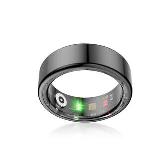 SMARTRING KSIX SATURN NEGRO M TALLA 10 19,8 mm