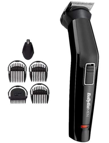 Barbero Babyliss MT725E - Batería 60 minutos, Peines 5-6-7mm, Accesorio Nariz, Neceser