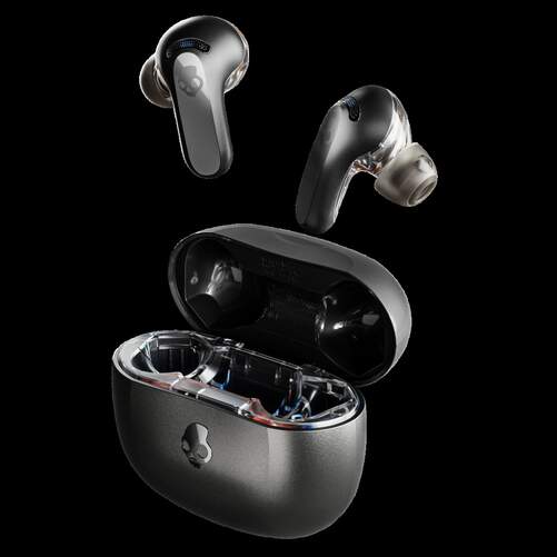 Auriculares Skullcandy Rail ANC - True Wireless Stereo, Bluetooth 5.2, 20-20KHz, Negro