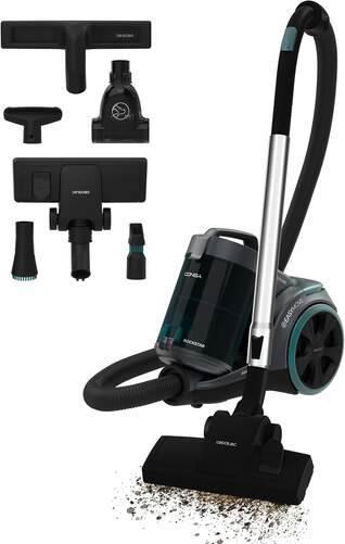 Aspiradora Trineo Cecotec Conga Rockstar Multicyclonic - 900 W, 3,3 L, Filtro HEPA, Sin Bolsa