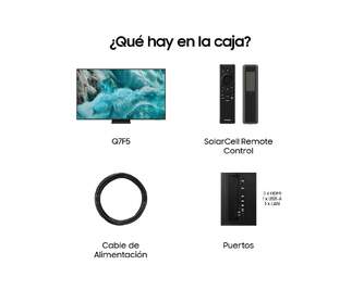 TV SAMSUNG 75%%%quot; TQ75Q7F5 UHD QLED SMARTTV IA HDR10 