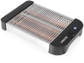 TOST. PRINCESS  142339 PLANO 3 TUBOS NEGRO 900W