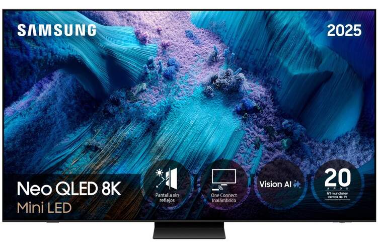 TV Samsung 98" NeoQLED TQ98QN990F - 8K, Smart TV Tizen, 240 Hz, Dolby Atmos 90 W, HDR10+ Adaptive