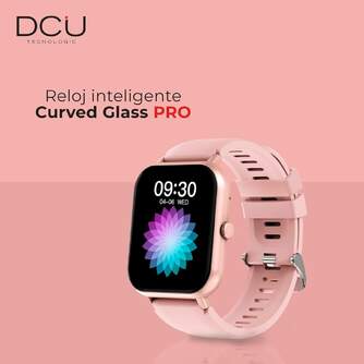 SMARTWATCH DCU CURVED GLASS PRO ROSA