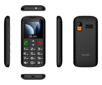 SENIORPHONE QUBO P-186BKC 4G 1,7%%%quot;