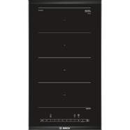 Placa Flexinducci&oacute;n Bosch PXX375FB1E - 30cm, 17 Potencias, Biselado Met&aacute;lico, Negro