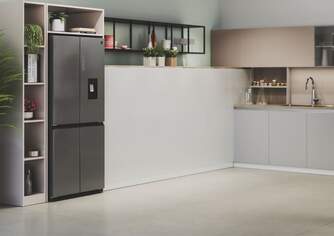 FRI. HOOVER HHCR3818EWPL 182x83x65 4P NF DISP INOX