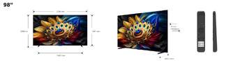 TV TCL 98%%%quot; 98C655 UHD QLED GOOGLETV ONKYO SOUND