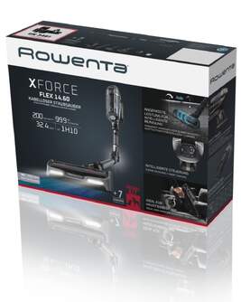 ASPI. ESCOBA ROWENTA RH99A9WO FLEX 70MN 32,4V PET