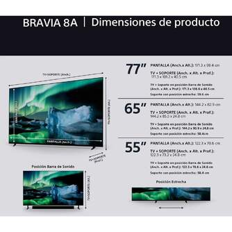 TV SONY 77%%%quot; K77XR8A UHD OLED HDR XR GOOGLETV