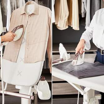 PLANCHA VERTICAL ROWENTA QR1811 IXEO 2200W C/TABLA