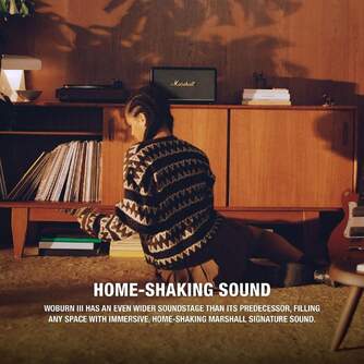 ALTAVOZ MARSHALL WOBURN III BT BLACK