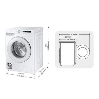 LVD. SAMSUNG WW90T534DTW 9K 1400R BCA ATD