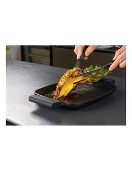 ASADORA INOXIBAR 36X24CM BLACK 18236