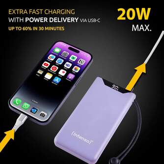 POWERBANK INTENSO F 10000mAh PURPLE