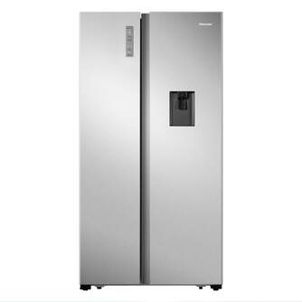 FRI. HISENSE RS677N4WCD 178x92 NF GRIS INOX DISP