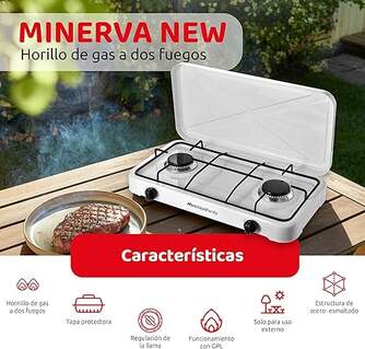 HORNILLO MECHIONI MINERVA2 GAS 2F BLANCO
