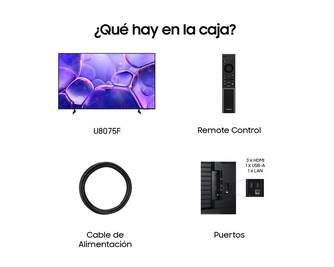 TV SAMSUNG 50%%%quot; TU50U8075F CRYSTAL UHD SMART TV BT