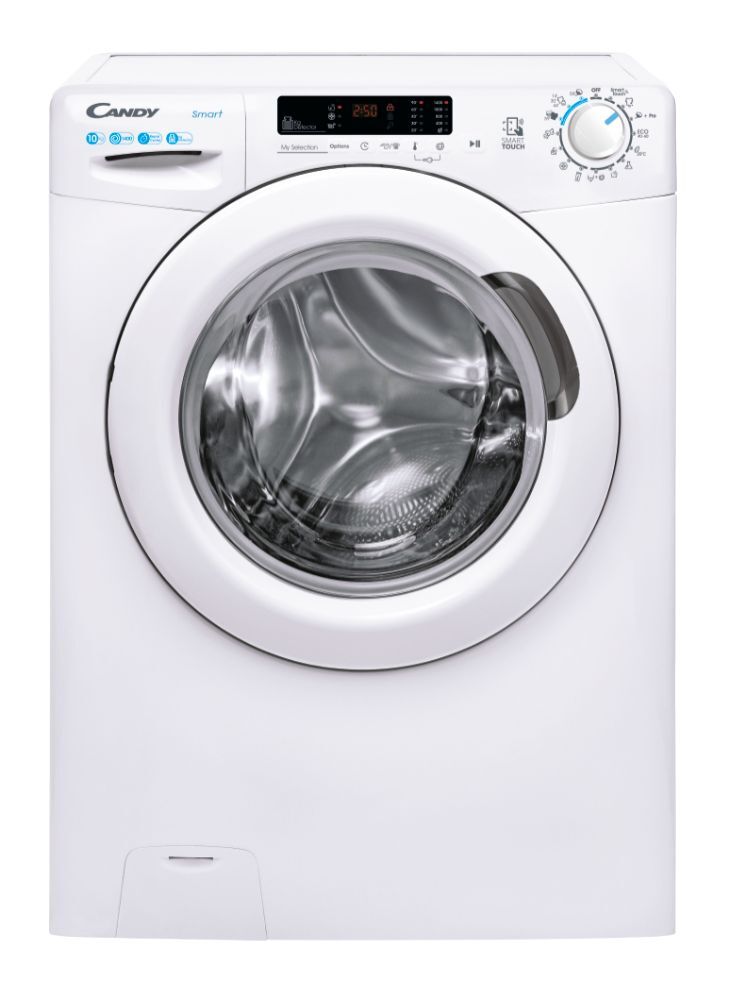 Candy Smart 14102de1s lavadora 10 kg 1400rpm 60cm nfc 5 programas inicio retrasado 24h 81dba blanco carga frontal 10kg cs14102de1s 14102de 1s 1400