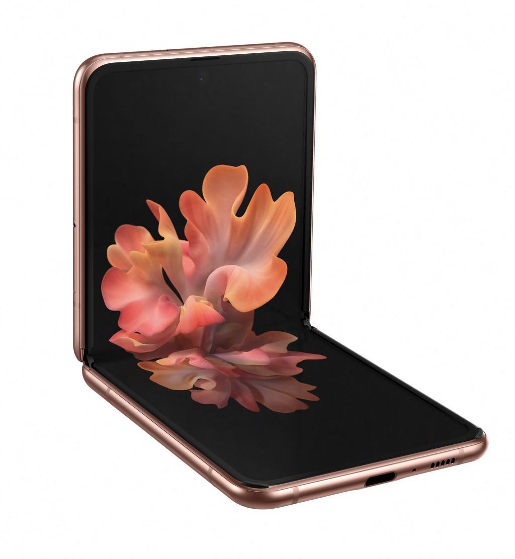 Samsung Galaxy Z Flip 5G 8/256GB Bronce - 6.7" FHD+, Snapdragon 855+