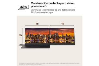 MONITOR LG 17%%%quot; PORTATIL GRAM  VIEW IPS WQXGA USB C