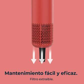 SECADOR CECOTEC IONICARE ROCKSTAR STYLE RED 100839