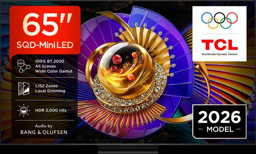 TV TCL 65" 65C7L UHD SQDMINILED GOOGLETV 144HZ B&O