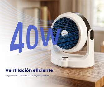 VENTILADOR SOBREMESA ARTICA AVS40W8 40W 20 CM OSC