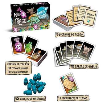 JGO. DE MESA MAL TRAGO PEGI 8