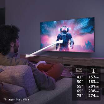 TV PHILIPS 43%%%quot; 43PUS7810 UHD QLED SMART TV HDR10 