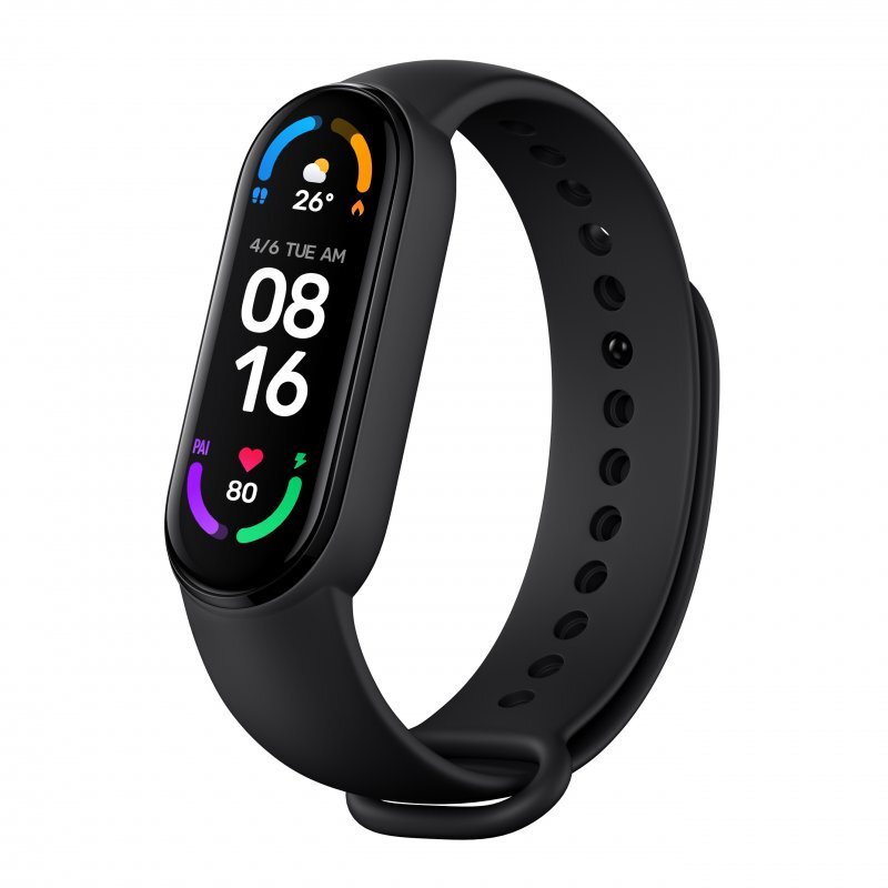Pulsera Xiaomi Mi Band 6 Negra - 1.56", Sensor 6 ejes