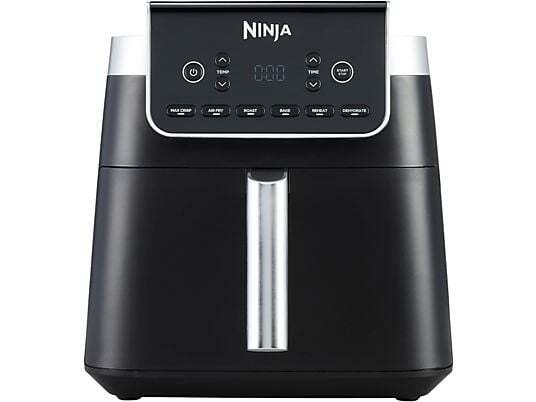 Freidora de aire Ninja AF180EU - 2000W, 6&#39;2 L, de 40ªC a 240º C, 6 programas, Negro