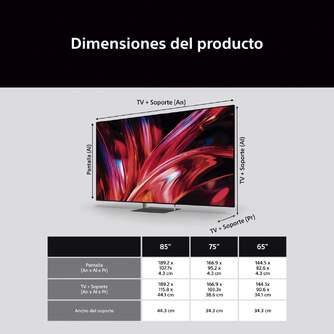 TV SONY 65%%%quot; K65XR95M2PB UHD RGBMINILED XR GOOGLETV