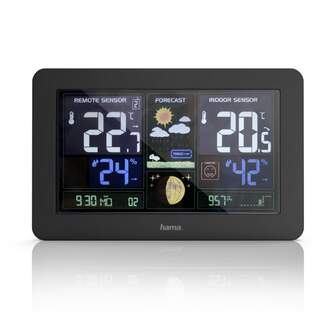 EST. METEOROLOGICA HAMA 00186380 PREMIUM USB I/E