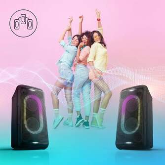 ALTAVOZ PANASONIC SCBMAX10EK 150W KARAOKE BAT10H