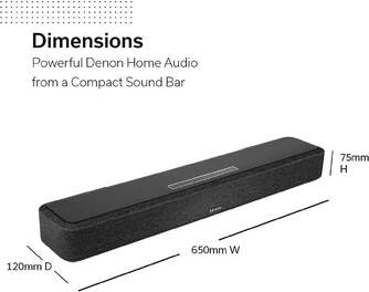 BARRASONIDO DENON SOUND BAR 550 BLUETOOTH 4K
