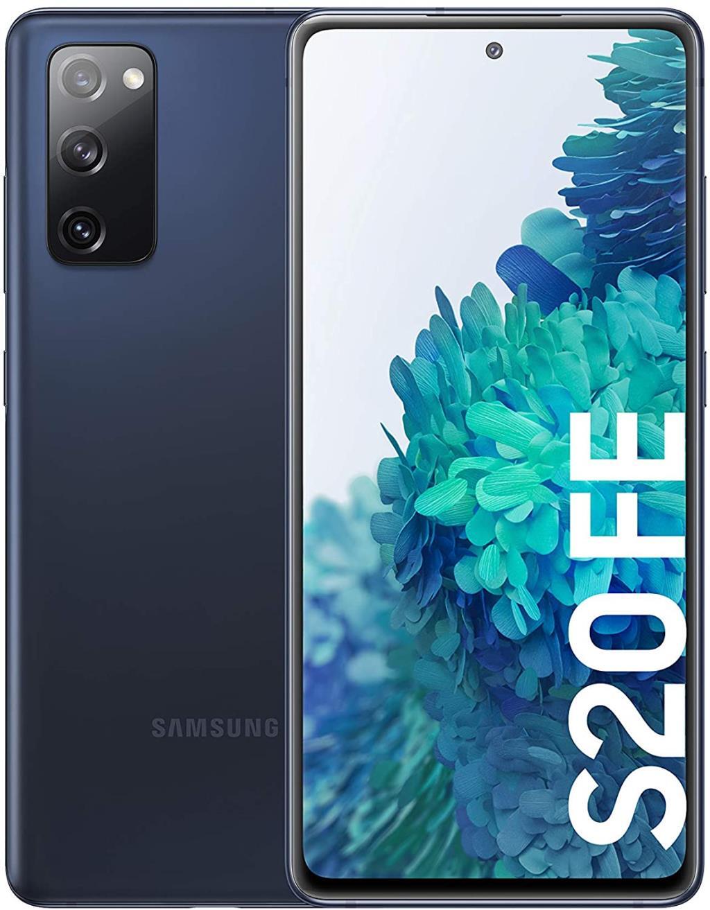 Samsung Galaxy S20 fe 5g 128gb+6gb ram libre fan edition 1651 cm 65“ fhd+ 1286 azul smartphone con pantalla infinityo de 65 pulgadas 6 y 128 memoria interna ampliable batería 4500 mah carga version 128gb 6.5 6gb 4g 990 ip68 6gb128gb 6128gb