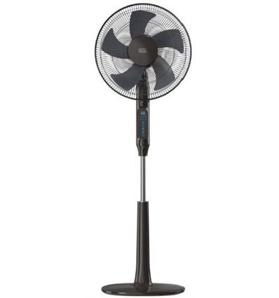 Ventilador de Pie Black&Decker BXEFP30E - Motor DC, con mando a distancia y temporizador