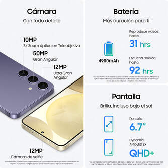 SMARTPHONE SAMSUNG S24  12/256 6,7%%%quot; MARBLE GRAY
